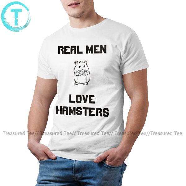 

hamster real men love hamsters 100 percent cotton print 3xl cute short sleeve hoodie designers t shirts sweatshirt