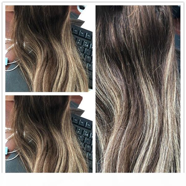 

customized ombre 4x4 lace closure human hair balayege color blended color can match our blended color hair weft swiss lace hand made, Black