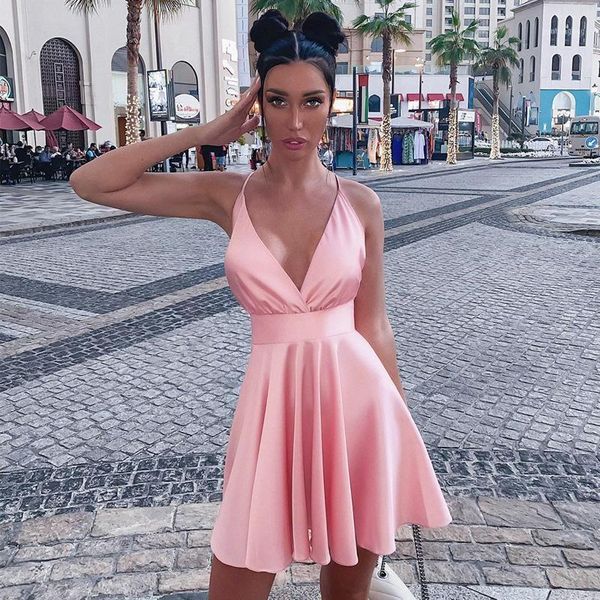 

new arrival 2020 summer selling fashion ladies' clothing sleeveless bowknot and large casual slim suspender dress1, Black;gray