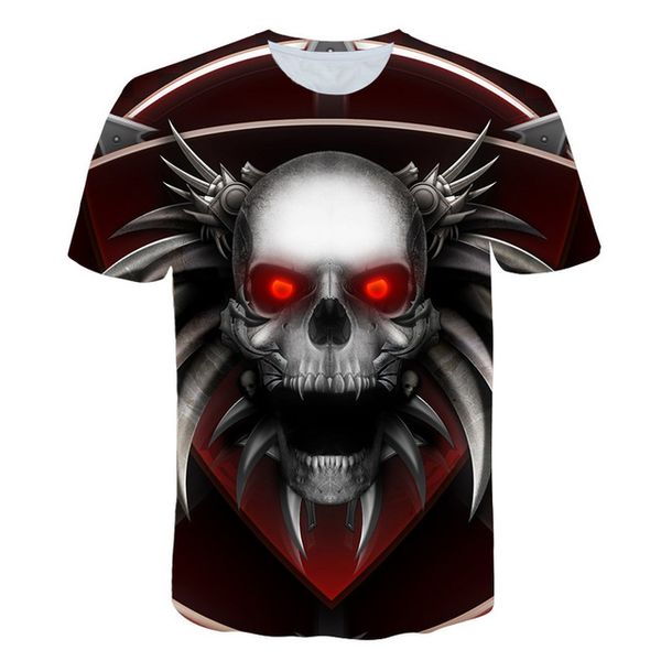 

summer horror skull punk rock t selling 3d print shirts harajuku harajuku anime men clothing