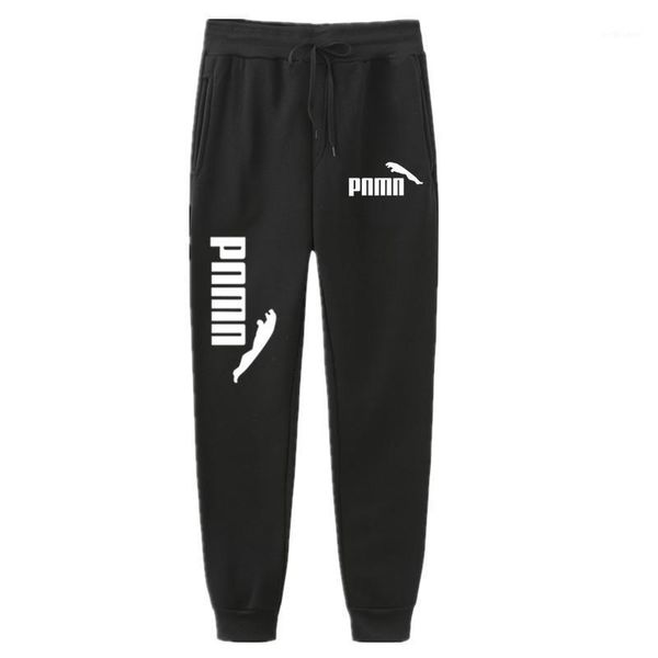 

2021 new men's loose sweatpants full length casual pants training fitness sports elastic waist jogging pants1, Black