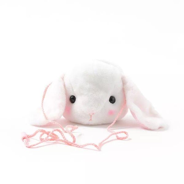 

lolita japanese soft sister crossbody bag girl kawaii plush lop messenger bag small mini women purse girl gift bolsa