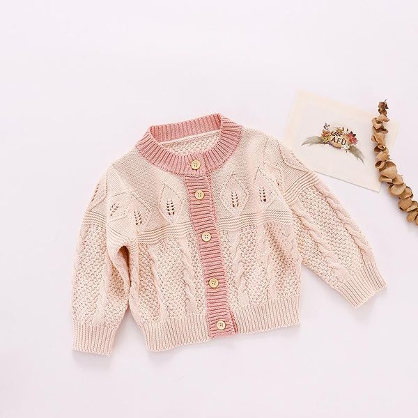 

pullover 0-24m born kid baby girl clothes autumn winter warm knitted cardigan sweater elegant thick cute sweet knitwear outfit, Blue