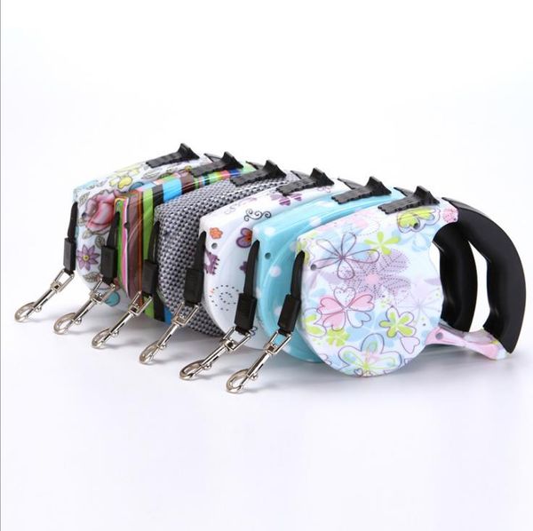 

5m automatic retractable pet tractor, automatic retractable cat leash traction rope dog leash random delivery