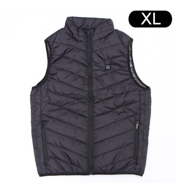 

outdoor heated jacket heating vest hiking clothing usb charging intelligent electric heated vest heating clothes submersible, Gray;blue