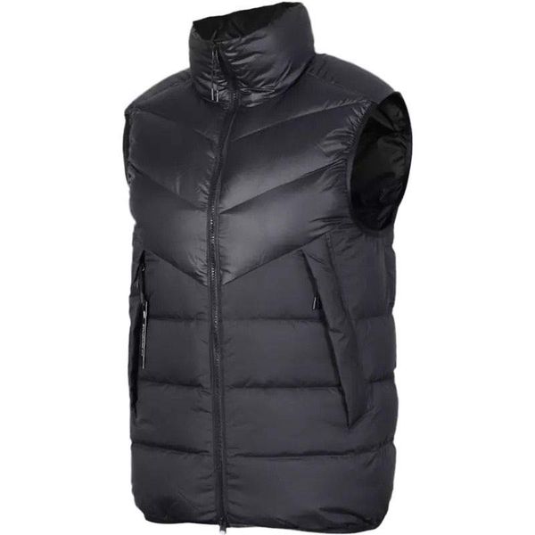 

мужская майка дизайнер моды и зима женщин вниз случайный жилет перо куртка женщин жилет мужской пуховик с капюшоном, Black;white