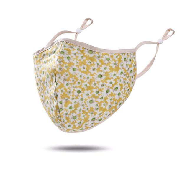 

цветочный дизайнерская маска для женщин защита лица моющийся ватный рот maske пылезащитный pm2.5 повязка на бандаж маске щедрость sqcbun