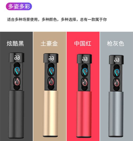 

new q67 - 5.0 earphone wirels stereo sports bluetooth headset