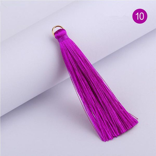

10pcs 6.5cm fashion polyester tassel diy jewelry curtain garments decorative accessories key chain handbag pendant craft tassels h wmtdoj