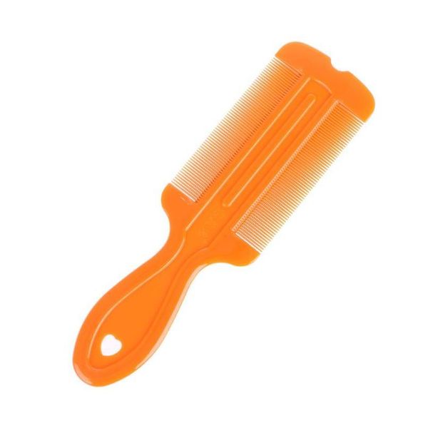 

1 pc double sided head lice comb protable fine tooth head lice nit hair combs for styling tools drop wmtcmk, Silver