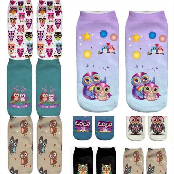 

c3wsc socks man short veridicallot gel male animal print sock business solid masculino socks good quality owl white meias work heel, Black