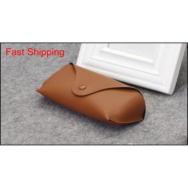 

wholesale full style black sun glasses case retro brown leather sunglasses box discount fashion qylraz bde_home