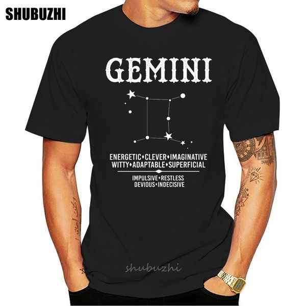 

gemini zodiac sign characteristics t shirt t shirt print short sleeve t shirt male battery funny sport hooded sweatshirt hoodie