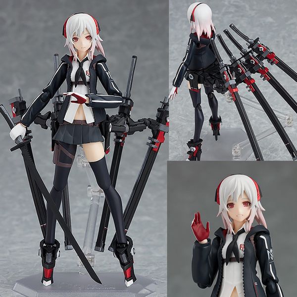 

heavy soldier type female 422# figure high school student girl pvc figma action figure collection model toy gift 15cm new anime 1008