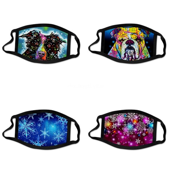 

hnew product tie-dye digital printing insect repellent mask multifunctional holiday mask magic headscarf#526, Black