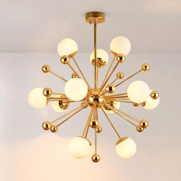 

nordic dandelion glass led pendant lights round globe hanging lamp light fixtures for living dinning room bar counter luminiare