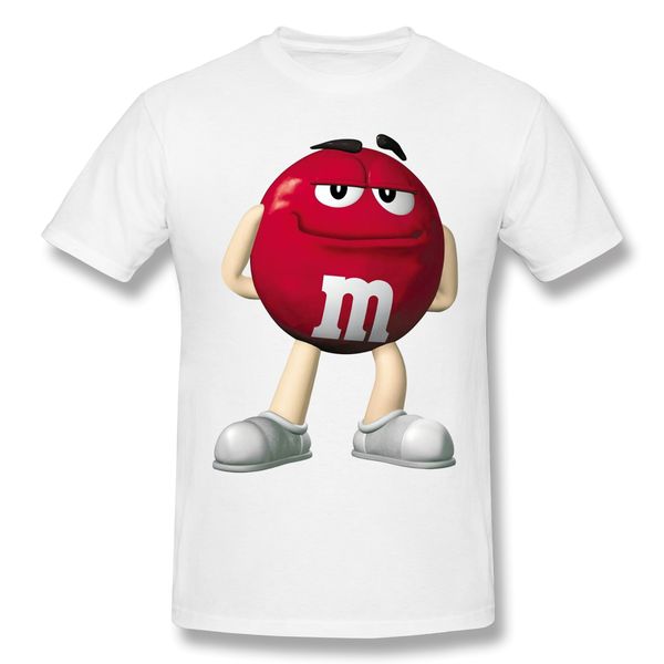 

t shirts men red m t-shirt tee father day clothing m&m's chocolate candy pure tees sport hooded sweatshirt hoodie