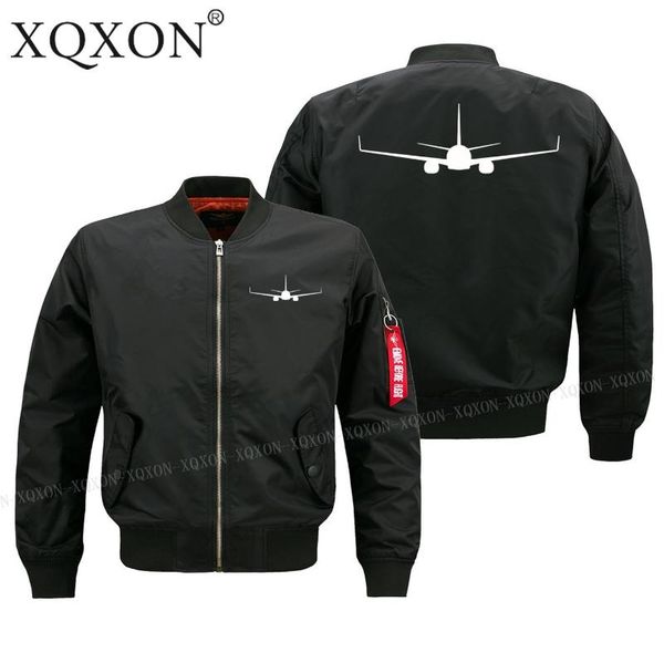 

2021 new aircraft plane boeing 737-800 design man coats jackets men pilot jacket (customizable) j59, Black;brown
