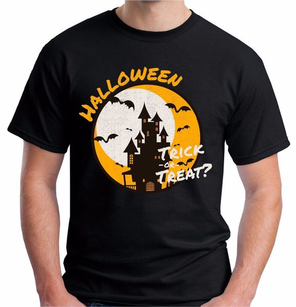 

summer o neck men's brand clothing mens halloween trick or treat t shirt harajuku funny tee shirts sport hooded sweatshirt hoodie