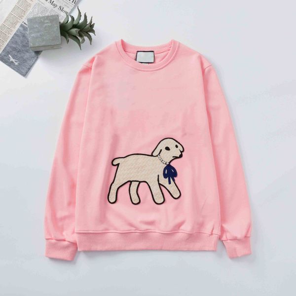 

20fw италия женщин людей толстовка 2020 новой мода dogs pattern толстовка повседневной письмо перемычка горячей продажа осень одежда, Black