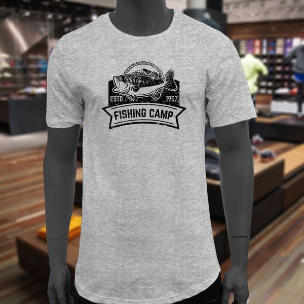 

new mens cool fisher camp black bass fish er catch fisher mens gray extended long graphic tees hooded sweatshirt hoodie men t shirt
