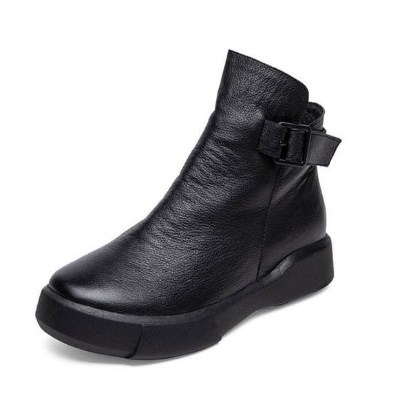 

new style 2021 autumn and winter fashion solid woman boots 1501, Black