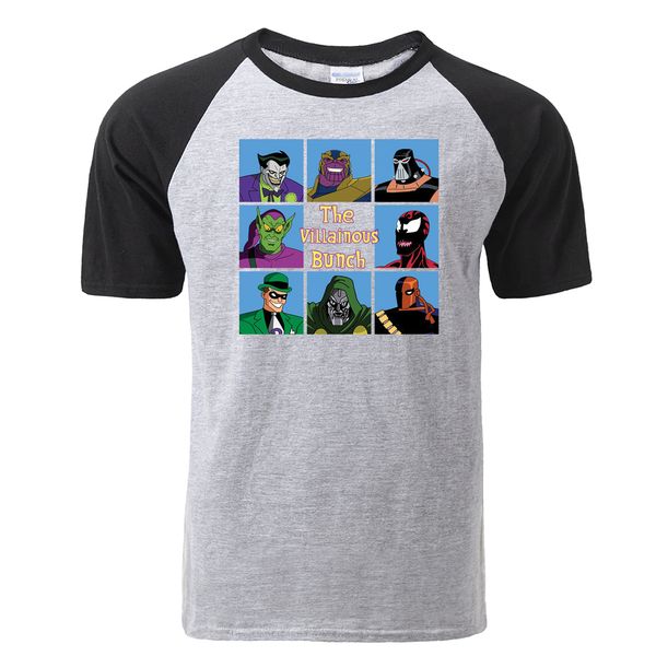 

villainous bunch версия для печати реглан мода террорист роль прохладное лето tshirt harajuku streetwear спорта толстовка с капюшоном hoodie