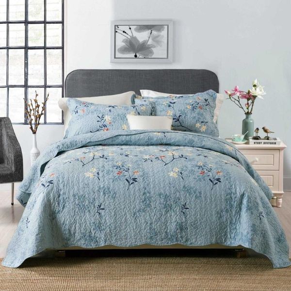 

chausub quality bedspreads for bed quilt set 3pcs/4pcs cotton quilts quilted duvet cover pillowcase king queen size coverlet