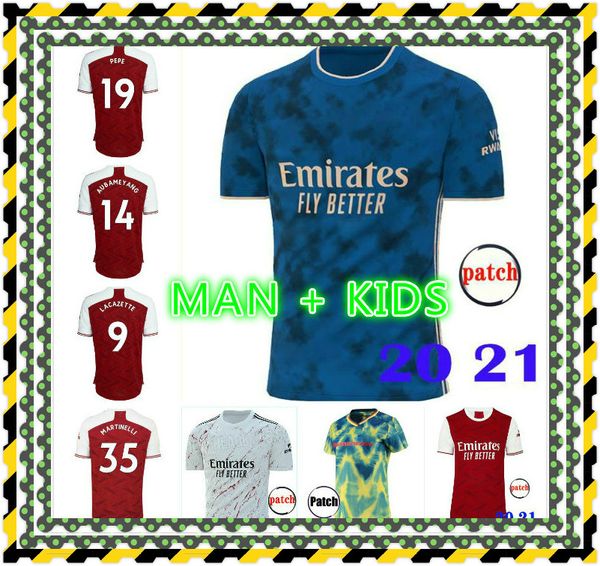 

saka 4th soccer jerseys gunners 20 21 pepe saka thomas willian nicolas tierney football shirt fourth humanrace men kids kit uniforms, Black;yellow