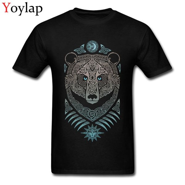 

forest lord art design bear tattoo t-shirt fabulous cool men's customized tees white pure sport hooded sweatshirt hoodie
