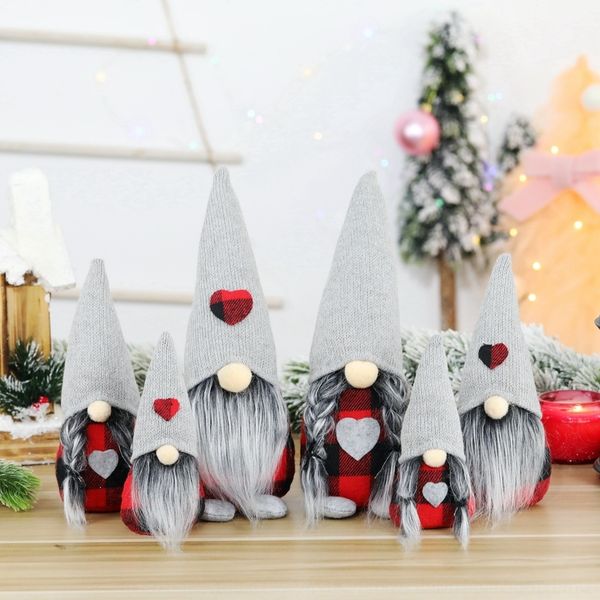 

vscvf new plaid faceless christmas plaid children's window gift christmas new creative faceless doll giftdisplay creative children&#039