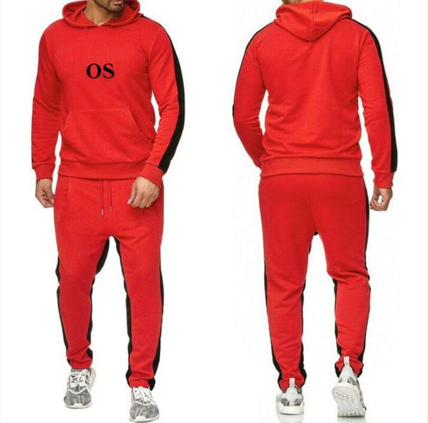 

set sweatsuit tracksuit men hoodies pants mens clothing sweatshirt pullover women casual tennis sport tracksuit sweat suit no.8d, Gray
