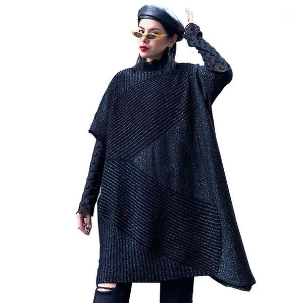 

qing mo black red women spring shirt 2020 women casual solid shirt female flash silk knitted oversized zqy27091, White