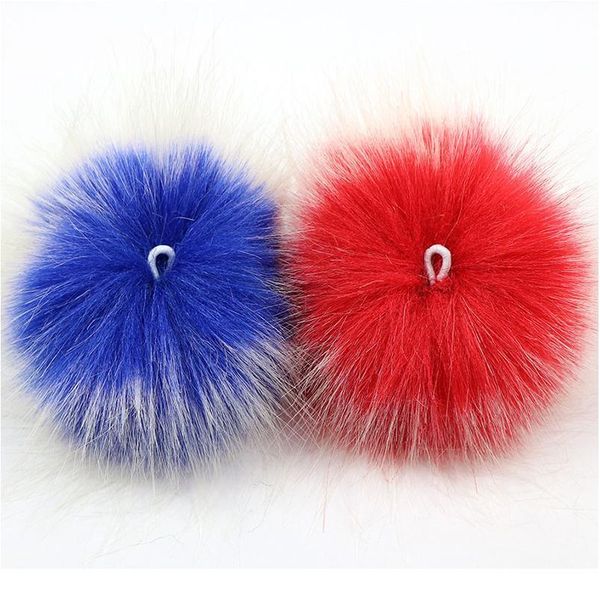 

diy faux fox fur pom poms pompon for knitted hat bags shoes scarf accessories pompom false hairball hat ball jllnzq