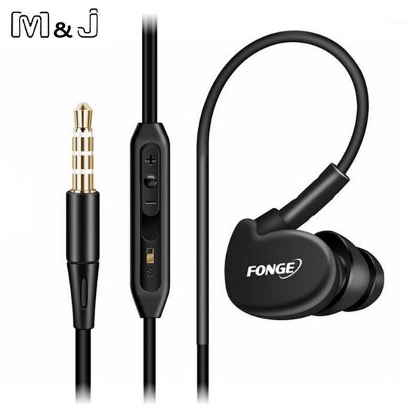 

m&j s500 original in ear sport earphones earbuds stereo super bass with microphone for pc phones mp3 mp41