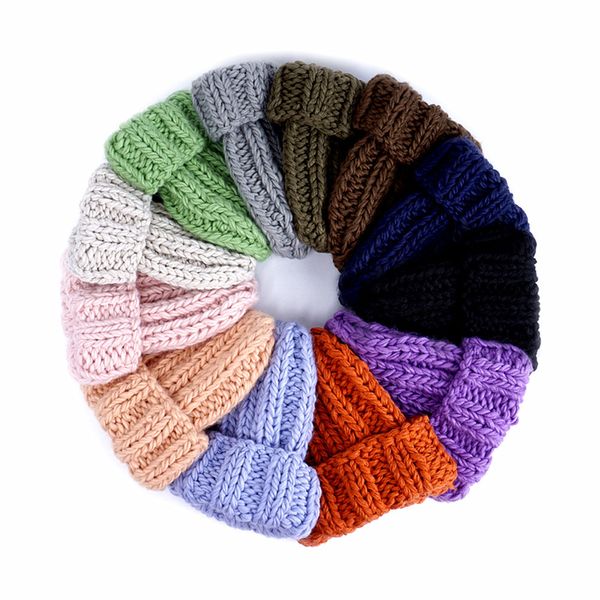 

hat female cotton blends solid warm soft hip hop knitted hats men winter caps women beanies for girls, Blue;gray