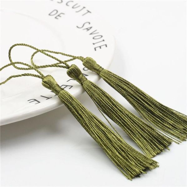 

32pcs smooth vertical tassels fringe pendant diy material color cord tassels trim home curtain decor tassels ribbon accessories h jllsho