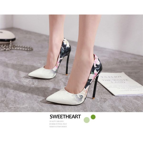 

2020 fleur slippers women's graduate super high heels bombs foot down stilettos summer spring dressed wedding shoes 3up7, Black