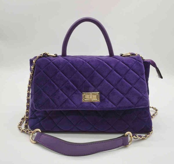 

shopping bags inverno acolchoado veludo bolsa camura casual de ombro 220304