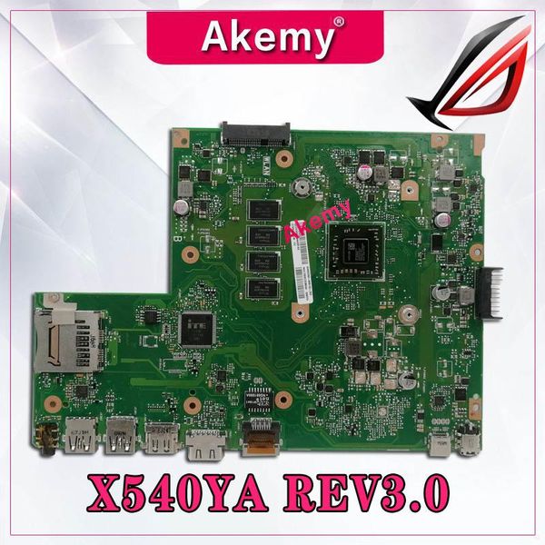 

оригинал для asus x540ya ноутбук материнская плата x540ya e1-7010 4gb главная доска rev 3.0 проверено хорошая бесплатная доставка