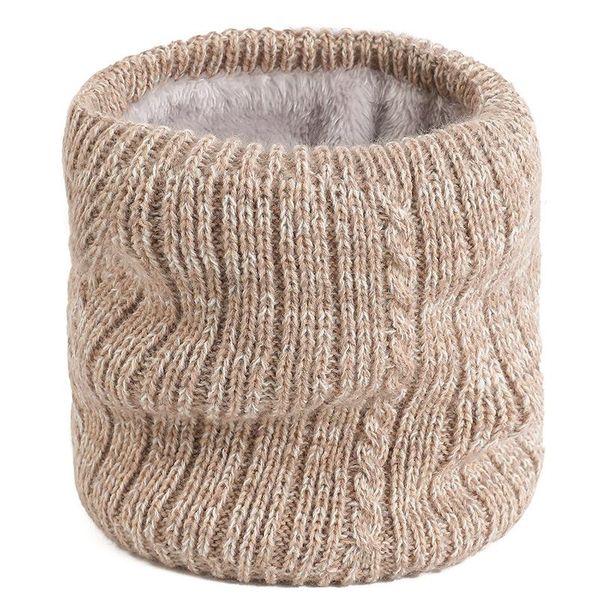 

scarves 2021 red black winter warm scarf women loop knitted neck rings children men's collar female foulard neckerchief, Blue;gray