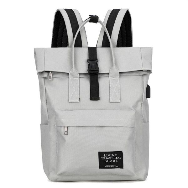 

women preppy large backpack canvas/nylon travel backpack male mochila escolar girls lapschool bags for teens
