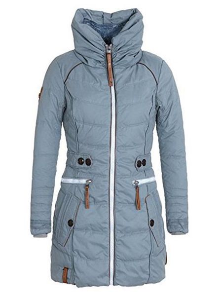 Winterjacke Plus Size Damen Parkas verdicken warme Oberbekleidung Feste Kapuzenmäntel Maxi weiblich dünn Baumwolle gepolstert Basic Tops 201023