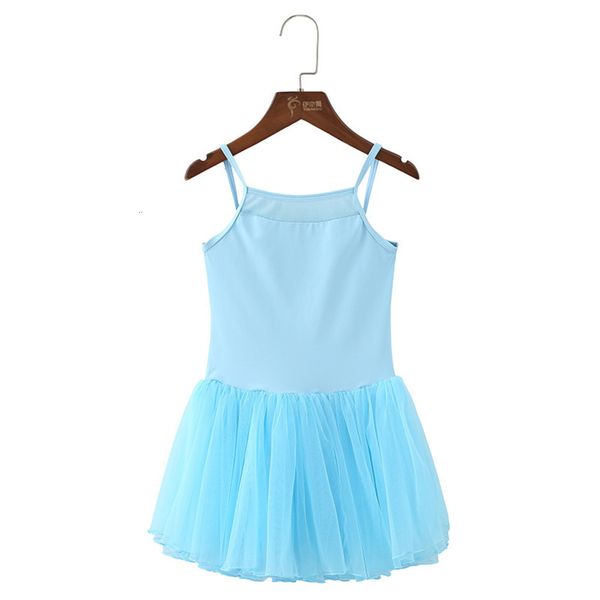 

dance suspender children's ballet skirt, Blue