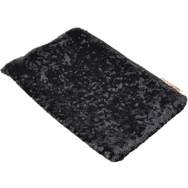

new cosmetic bag neon sequins day clutch women's purse phone makeup handbag bag