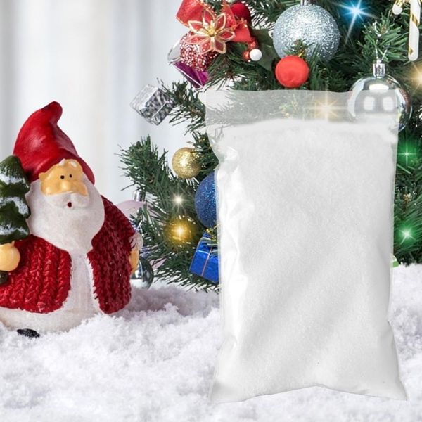 

powder artificial snow instant fluffy snow non-toxic recyclable fake snow simulation snowflake for christmas party decoration
