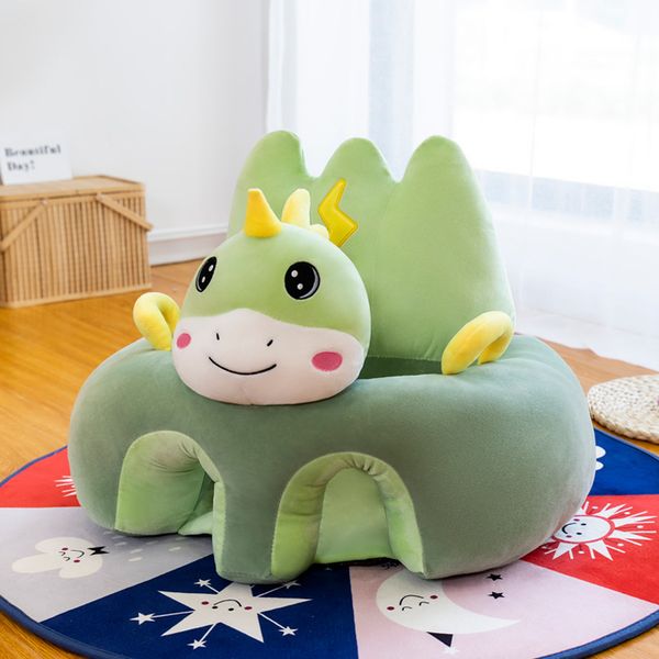 

cute baby milk cow sofa comfortable animal plush seat feeding chair case kids baby sofa skin infant baby sofa xmas gift