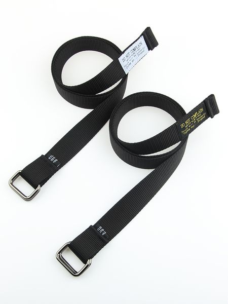 

work clothes thin canvas nylon black men and women long fashion brand military style double ring metal pants belt, Black;brown