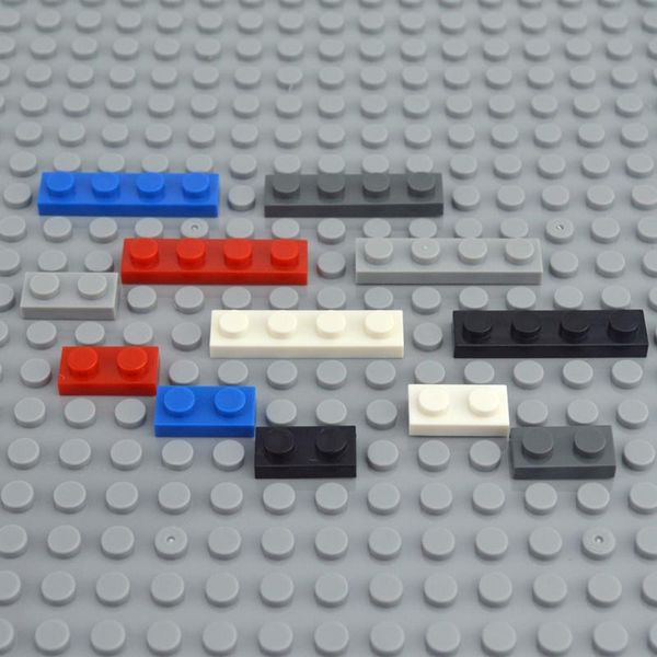 

1x2 1x4 dots thin figures bricks multiple color educational creative size diy bulk set building blocks compatible classic parts yxlxkm