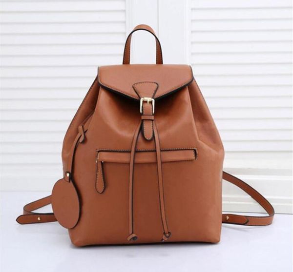 

hbp l152 montsouris backpack woman classic brown flower fashion leather travel bag designer buckle tie rope backpacks turtledove m45501 m452